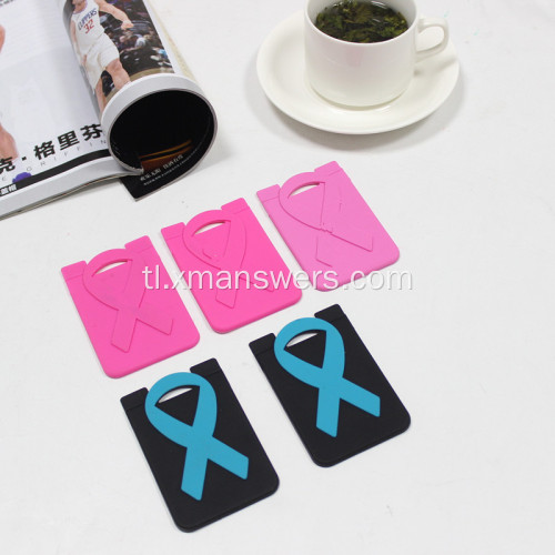 Bagong disenyo ng silicone phone card holder na may 3m